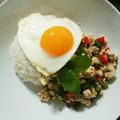 ☆アンシェル☆'s cooksnap of when they made ☆鶏肉のバジル炒めごはん☆.