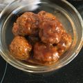 hinauri's cooksnap of when they made 揚げない☆デミグラ風の煮込みミートボール.