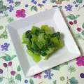チェックのミニくま's cooksnap of when they made 青梗菜のちょっと炒め.