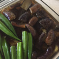 かおかお！'s cooksnap of when they made ：揚げない、ナスとオクラの煮浸し.