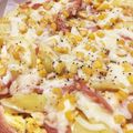 ☆みるひー★'s cooksnap of when they made かにとエビのクリームグラタンピザ.