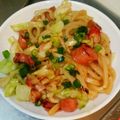 れもたす's cooksnap of when they made 簡単焼きうどーん.