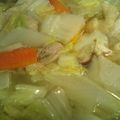 ikutanmama's cooksnap of when they made 白菜が絶品★ピエンロー鍋（中華風白菜鍋）.
