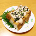 ドルフィンサーモン's cooksnap of when they made 焦がし醤油香る☆厚揚げ明太マヨ.