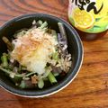 二角形's cooksnap of when they made ＊わらびに大根おろしポン酢をかるだけ＊.