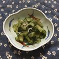 あゆみかぴ's cooksnap of when they made 塩わかめとキュウリのポン酢和え.