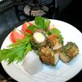 かす”お's cooksnap of when they made チーチク(チーズ＆ちくわ)の磯辺揚げ.