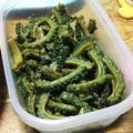 ずんこ！'s cooksnap of when they made シンプルにゴーヤのきんぴら.