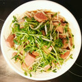 ☆428☆'s cooksnap of when they made 【簡単】豆苗とスパムのさっぱり炒め.
