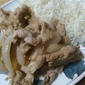 浩次ｗ's cooksnap of when they made 豚生姜焼き.