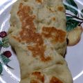 クック6KQ9CI☆'s cooksnap of when they made 簡単 絶品フライパンでモチふわのナン.