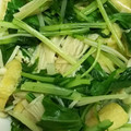 クックBLTENE☆'s cooksnap of when they made 白だしのみ！水菜とえのきの煮びたし.