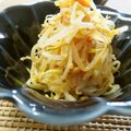 solapapa's cooksnap of when they made 簡単♪食べるラー油で、もやしのナムル風♪.