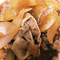 しずく８'s cooksnap of when they made 水と砂糖は不要♡新玉でスタミナ豚丼.