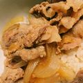 ちろて's cooksnap of when they made 鍋に入れて煮るだけ☆牛丼屋さんの豚丼.