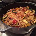 オドちゃん's cooksnap of when they made ストウブで鍋どん夏野菜のパスタ.