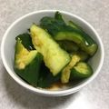 maya0407's cooksnap of when they made きゅうりとラー油の漬け物.