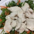 うーや♪'s cooksnap of when they made 簡単ヘルシー☆鶏胸のとぅるりん冷しゃぶ.