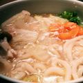 クックW1MMZE☆'s cooksnap of when they made 長芋入り鶏つくねの鍋＊胃腸に優しい〜♡.