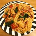 リンギー's cooksnap of when they made タコとアンチョビが絶妙！なトマトパスタ♪.
