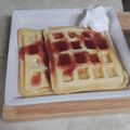ノンタンオンマ's cooksnap of when they made とっても簡単☆さっくりワッフル.