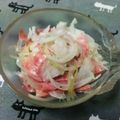 まぶたん's cooksnap of when they made 新玉ねぎとハムのマリネ風サラダ.