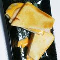 キャラメグ♪'s cooksnap of when they made 高野豆腐でハムチーズの挟み焼き.