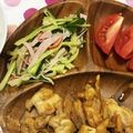 なぎさ▽▲'s cooksnap of when they made 簡単♪ハムとキュウリの簡単サラダ.