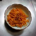シャア専用料理長's cooksnap of when they made お弁当にぴったり☆人参の胡麻油炒め.