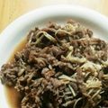 mayjinras's cooksnap of when they made 牛肉とえのきのオイスターソース炒め.