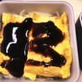 min6028's cooksnap of when they made モヤシとチーズ入りとん平焼き.