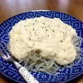 YUKIKI☆'s cooksnap of when they made ZENパスタ☆卵なし白滝カルボナーラ♪.