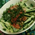 クックBNQ5PD☆'s cooksnap of when they made とろろ昆布とキムチ☆冷たいうどん.