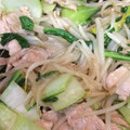 スイジョウ's cooksnap of when they made 豚とチンゲンサイともやしの塩炒め.
