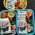 dolphin69's cooksnap of when they made 仮面ライダーエグゼイド☆キャラ弁.