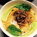 ビードロ絵日記's cooksnap of when they made 麻婆豆腐の素で豆乳担々麺.