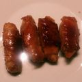 店主's cooksnap of when they made 長芋とチーズの豚バラ巻！甘辛焼き♪.