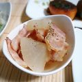 ＴＯＭＯＷＡＴ's cooksnap of when they made 大根とベーコンのコンソメ煮.