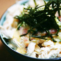 サオ食堂's cooksnap of when they made ササミの梅マヨとろろ丼.