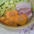 おりひめママ's cooksnap of when they made 春キャベツの厚切りベーコンスープ.