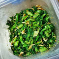 ecouteck's cooksnap of when they made 大根の葉と小海老のナムル.