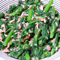 ぴんくちゅーりっぷ's cooksnap of when they made 春菊とツナ缶の和え物.