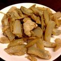 クック28Z6HT☆'s cooksnap of when they made ゴボウと豚肉の味噌炒め.