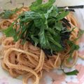 クックPX4GUB☆'s cooksnap of when they made 簡単にお店の味たらこスパゲティ☆.