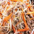 kawaramono's cooksnap of when they made 牛肉ともやしの味噌炒め.