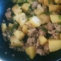 こてたす's cooksnap of when they made ダシダが決めて☆揚げじゃがそぼろ丼.