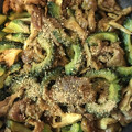 R2016's cooksnap of when they made ☆ゴーヤと豚コマのカレーオイマヨ炒め☆.