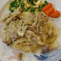 MrsMoon's cooksnap of when they made 余り物＆ワンポット★チキンクリームパスタ.