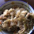 碧1448's cooksnap of when they made グルメ介護／青さ海苔と浅利の炊込み御飯.