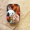 クックUXZTQO☆'s cooksnap of when they made スヌーピー♪簡単キャラ弁当♪.